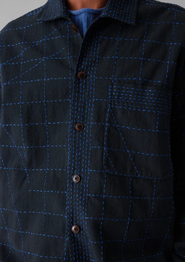 Best Abstract Embroidered Kantha Shirt Shirts