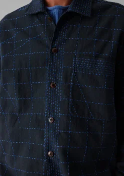 Best Abstract Embroidered Kantha Shirt Shirts