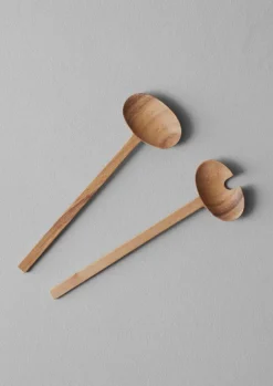 Discount Acacia Wood Salad Servers Kitchen|Tableware