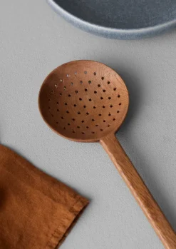 Best Acacia Wood Slotted Spoon Tableware