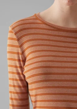Outlet Agnes Stripe Wool Lyocell Tee Women Jersey|Tops & Tees