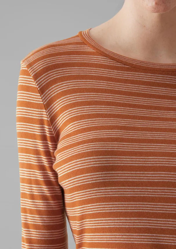 Outlet Agnes Stripe Wool Lyocell Tee Women Jersey|Tops & Tees