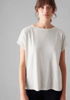 New Alda Organic Cotton Easy Tee Women Jersey|Tops & Tees