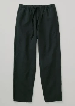New Alfie Garment Dyed Herringbone Trousers Linen|Trousers