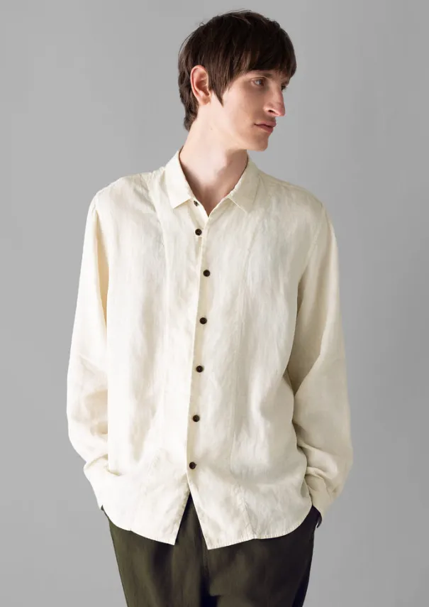 Sale Alfie Garment Dyed Linen Trousers Linen|Trousers