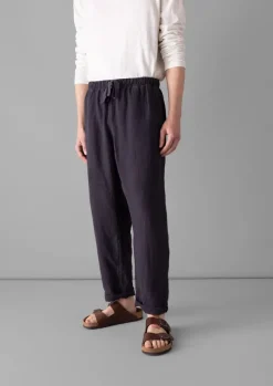 Best Alfie Garment Dyed Linen Trousers Trousers