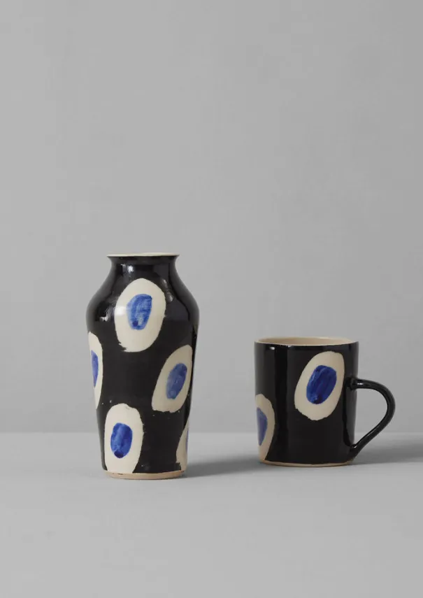 Best Ali Hewson Cobalt Dash Vase Decorative Pieces|Ceramics