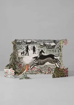 Discount Angela Harding Whippet Wonderland Advent Calendar Stationery|Christmas Decorations