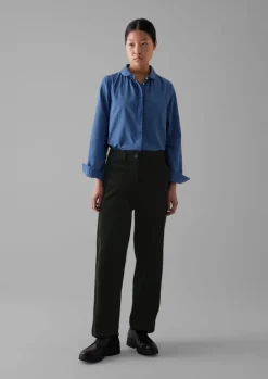 Clearance Anja Check Cotton Shirt Women Shirts|Tops & Tees