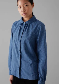 Clearance Anja Check Cotton Shirt Women Shirts|Tops & Tees