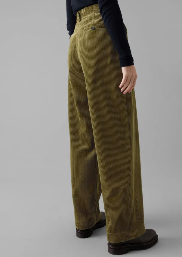 Annie Organic Cord Full Length Trousers Women Cord|Workwear