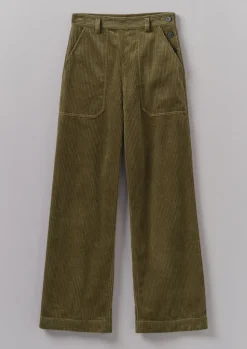 Annie Organic Cord Full Length Trousers Women Cord|Workwear