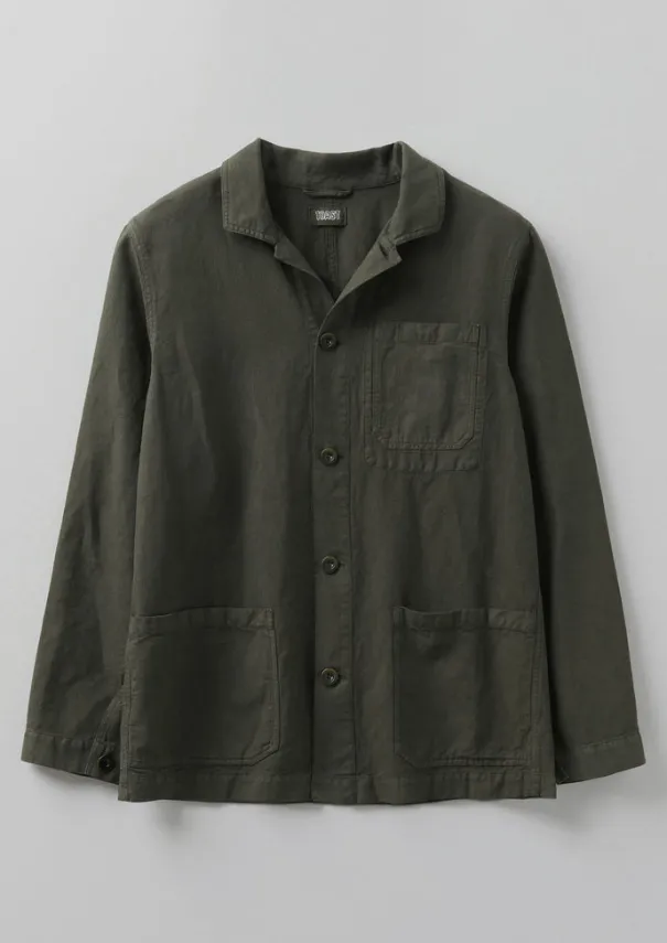 Sale Arlo Garment Dyed Herringbone Jacket Workwear|Coats & Jackets