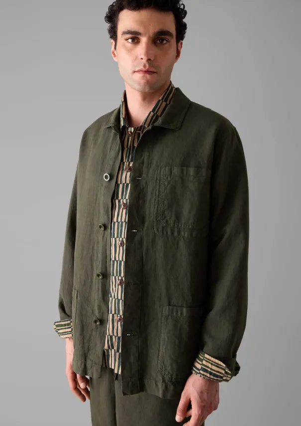 Sale Arlo Garment Dyed Herringbone Jacket Workwear|Coats & Jackets