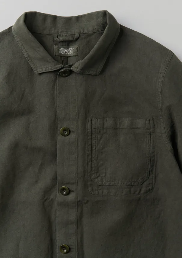 Sale Arlo Garment Dyed Herringbone Jacket Workwear|Coats & Jackets
