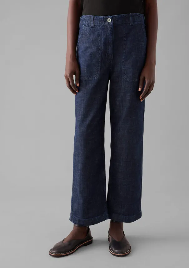 Clearance Ashley Organic Cropped Jeans Women Denim|Workwear