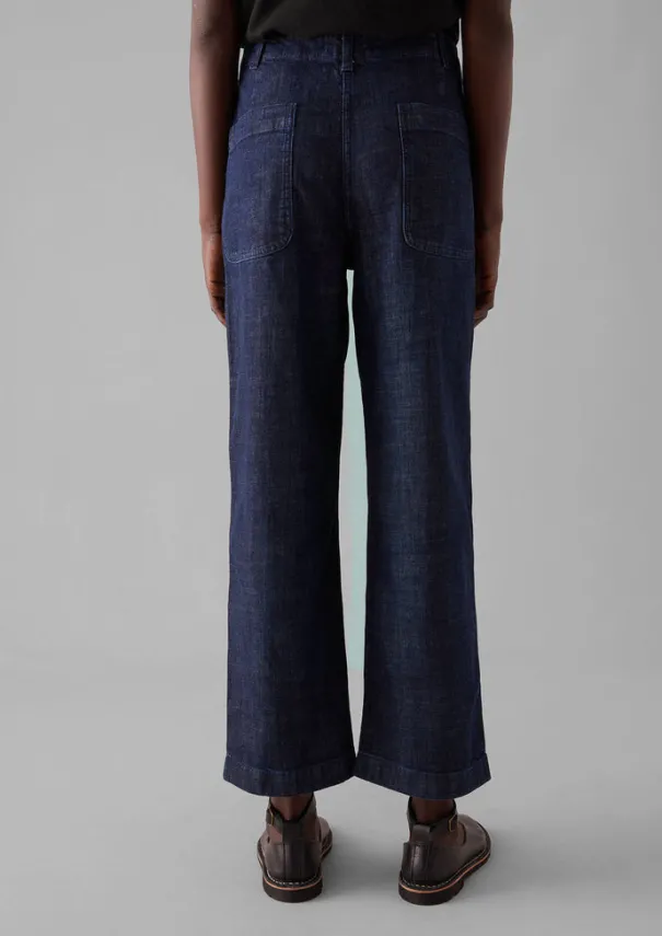 Clearance Ashley Organic Cropped Jeans Women Denim|Workwear