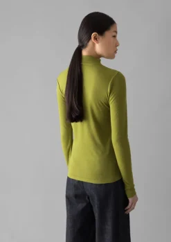 Outlet Aster Wool Lyocell High Neck Tee Women Jersey|Tops & Tees