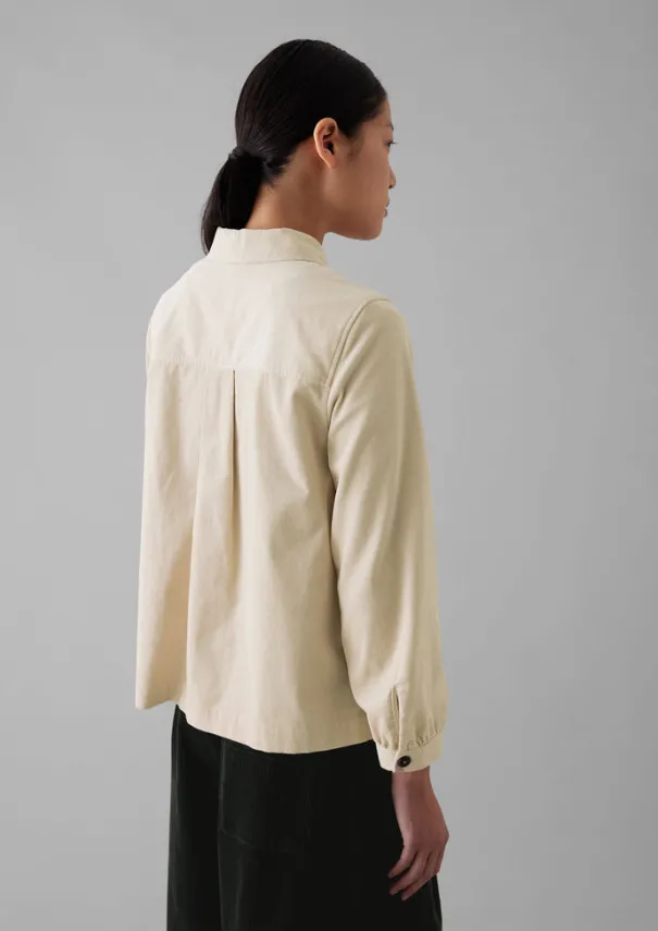 Clearance Baya Patch Pocket Organic Cord Shirt Women Cord|Workwear