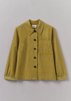Hot Baya Patch Pocket Organic Cord Shirt Women Cord|Workwear