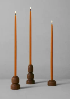 Sale wood Slim Dinner Candle Holder Set Decorative Pieces|Candles & Holders