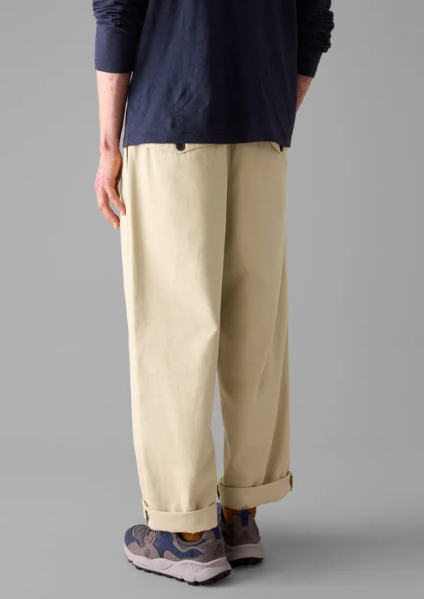 Discount Bill Cotton Wide Leg Trousers Trousers