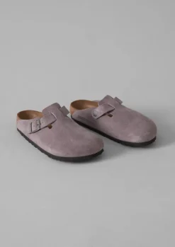 Hot Birkenstock Boston Suede Clogs Women Shoes|Slippers