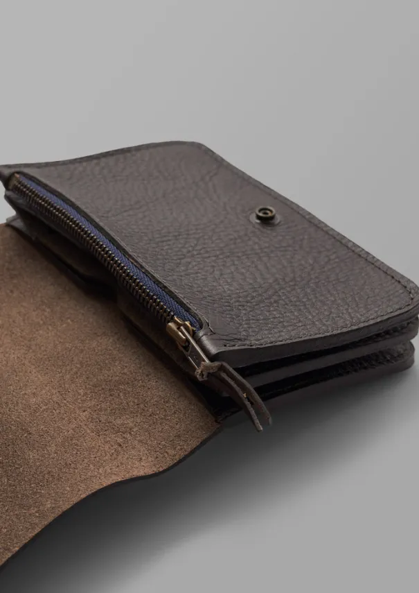 Clearance Bleu De Chauffe Leather Wallet Bags & Belts
