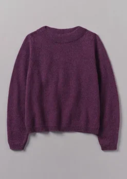 Sale Boat Neck Wool Sweater Women Knitwear