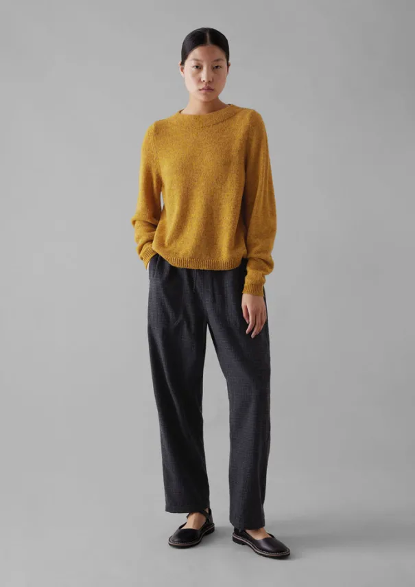 Hot Boat Neck Wool Sweater Women Knitwear