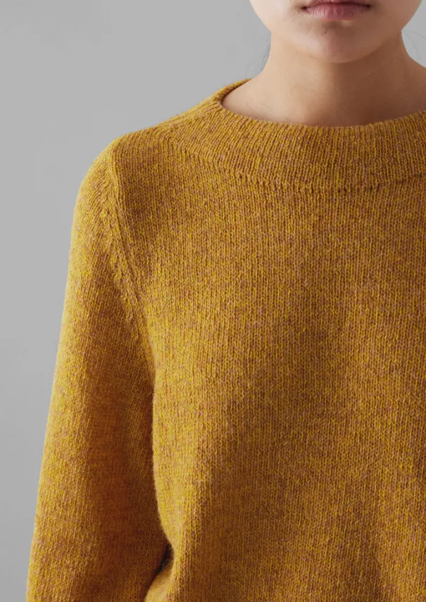 Hot Boat Neck Wool Sweater Women Knitwear
