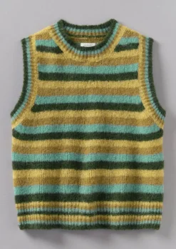 Online Brushed Alpaca Blend Stripe Tank Women Knitwear