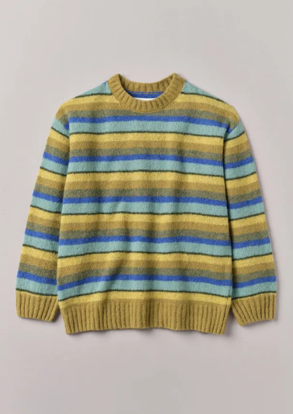 Online Brushed Stripe Sweater Knitwear