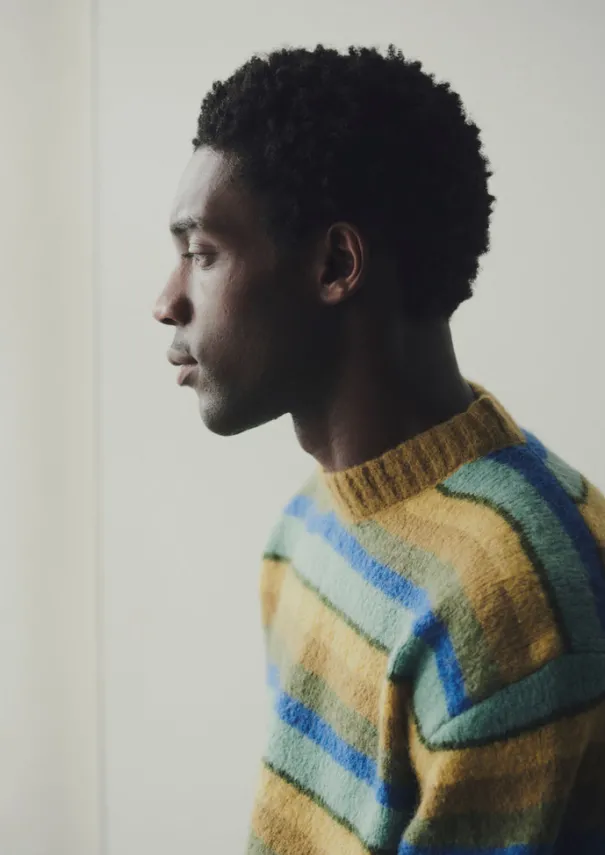 Online Brushed Stripe Sweater Knitwear