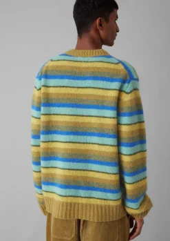 Online Brushed Stripe Sweater Knitwear