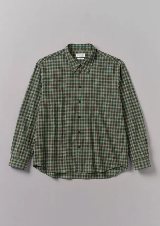 Sale Check Cotton Wool Shirt Shirts
