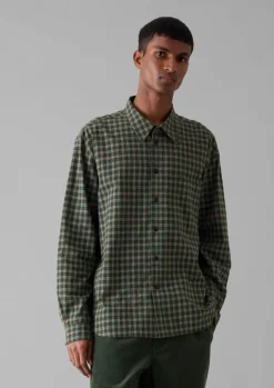 Sale Check Cotton Wool Shirt Shirts