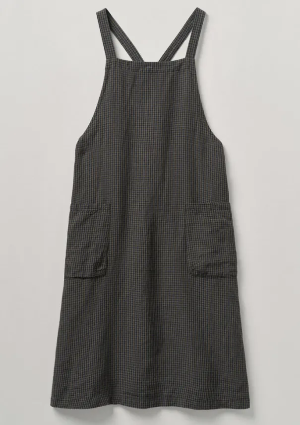 Clearance Check Linen Crossback Pinafore Apron Aprons & Tea Towels