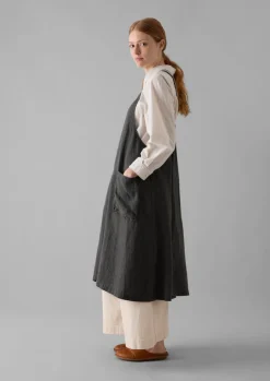 Clearance Check Linen Crossback Pinafore Apron Aprons & Tea Towels