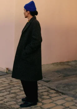 Sale Check Wool Overcoat Coats & Jackets