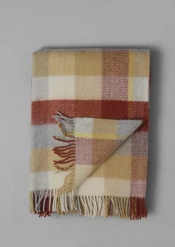 Best Chevron Check Wool Blanket Textiles|Blankets & Throws
