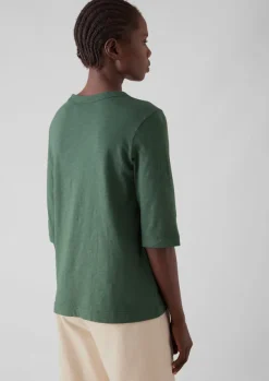 Best Cleo Garment Dyed Organic Cotton Tee Women Jersey|Tops & Tees