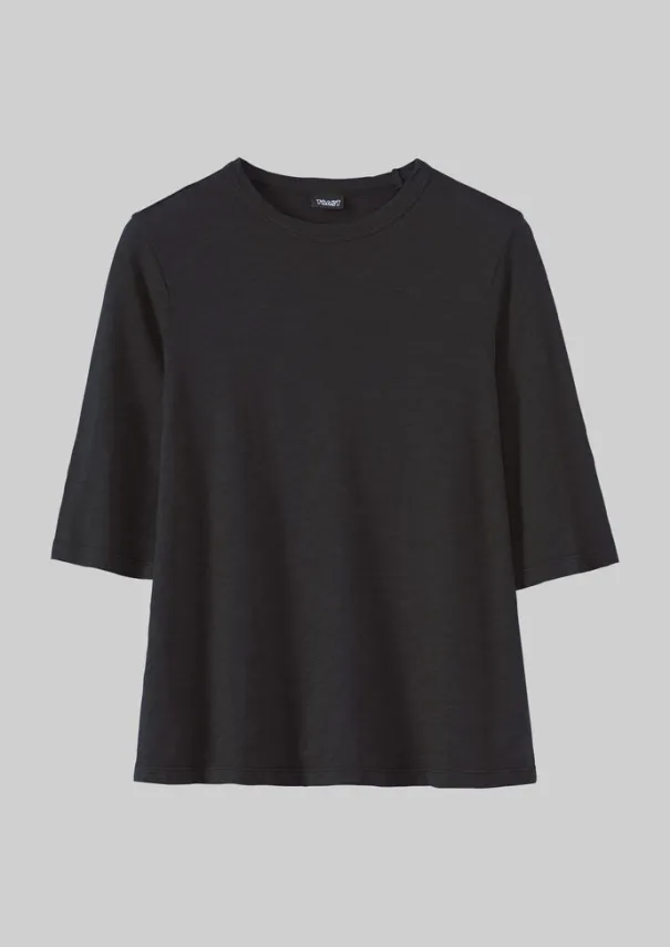 Hot Cleo Garment Dyed Organic Cotton Tee Women Jersey|Tops & Tees