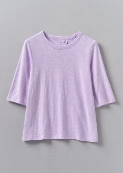 New Cleo Garment Dyed Organic Cotton Tee Women Jersey|Tops & Tees