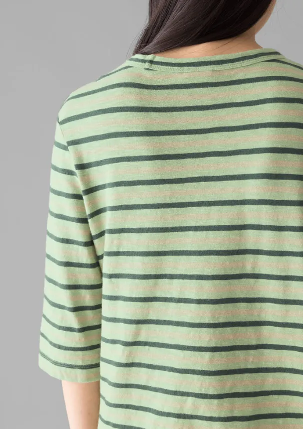 Discount Cleo Stripe Cotton Half Sleeve Tee Women Jersey|Tops & Tees