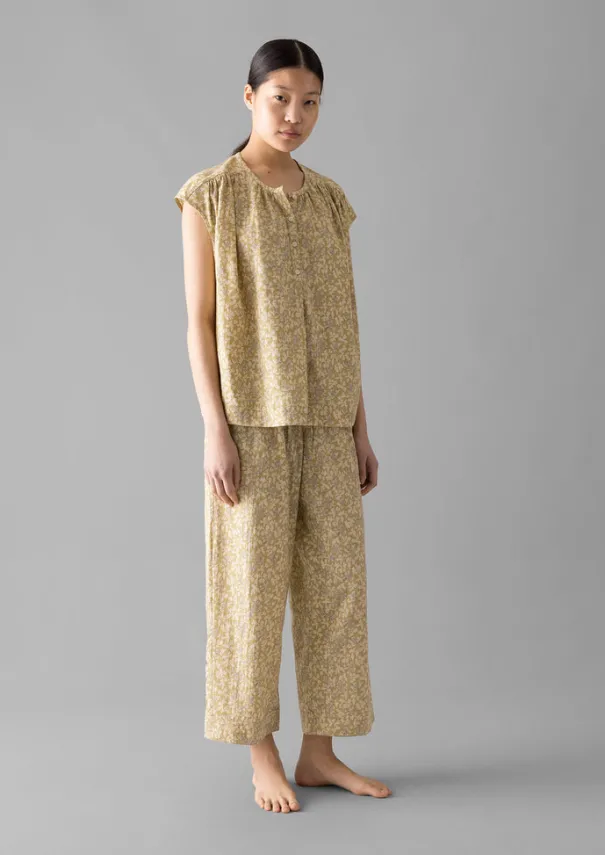 Hot Collage Floral Cotton Pyjamas Women Nightwear