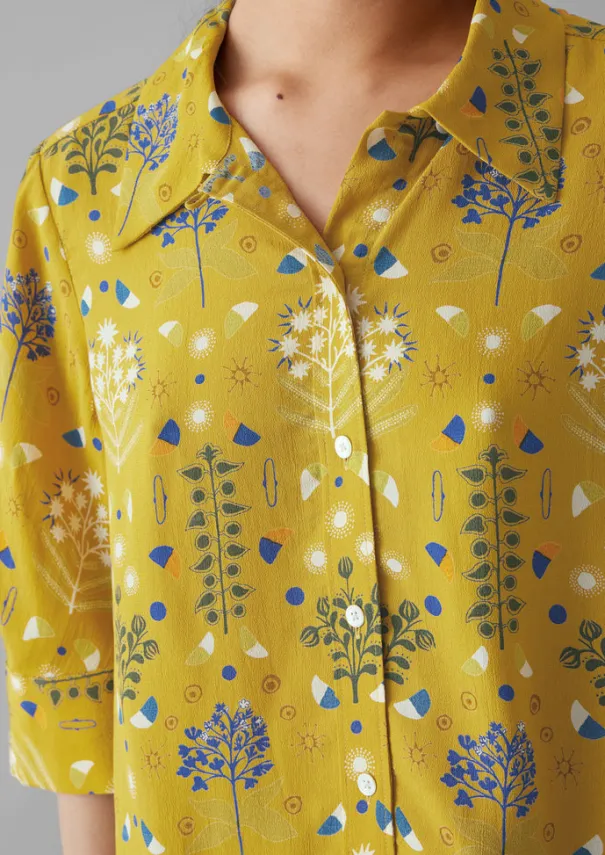 Sale Collector Print Crepe Shirt Women Shirts|Tops & Tees