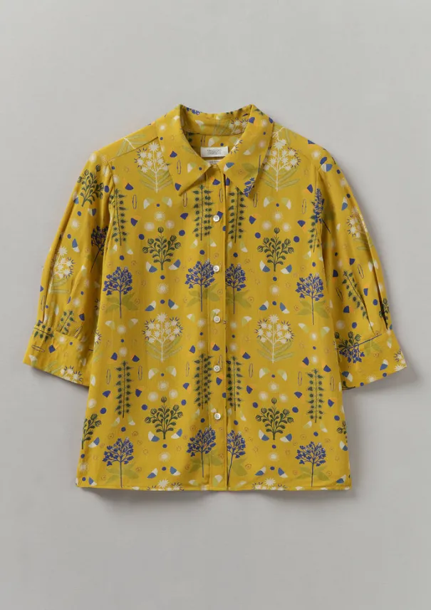Sale Collector Print Crepe Shirt Women Shirts|Tops & Tees