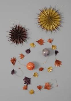 Outlet Concertina Petal Paper Garland Christmas Decorations