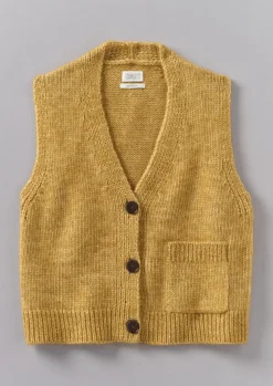 Online Cotton Alpaca Button Through Tank Women Knitwear